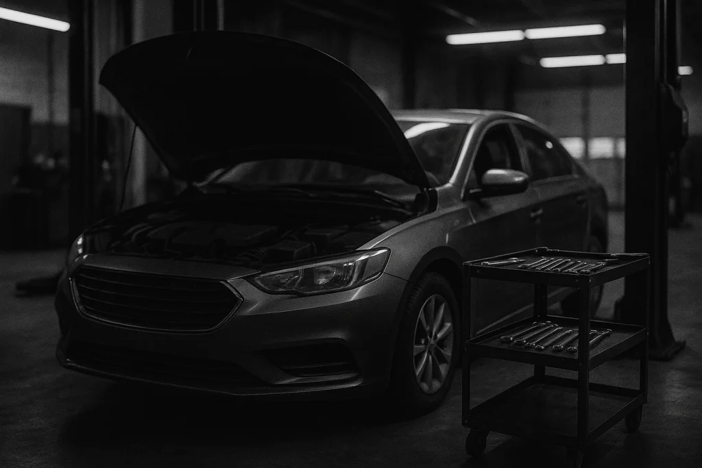 Auto repair website built with Instinctor