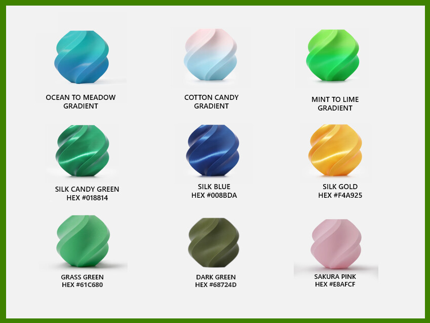 Our filament range