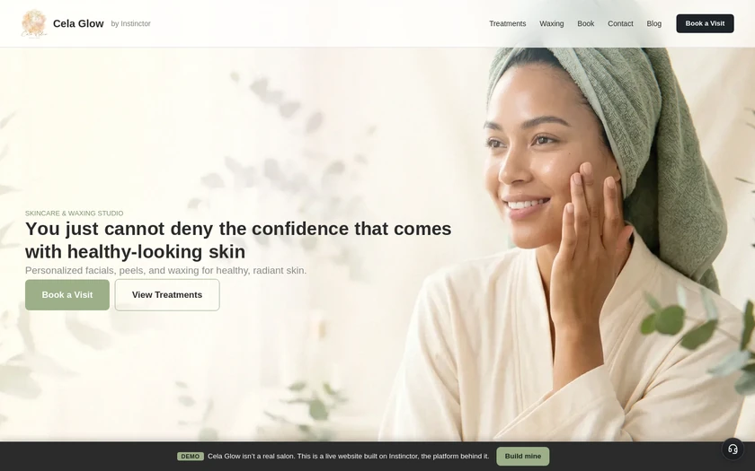Cela Glow, studio de soins de la peau et d'épilation