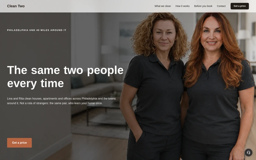 Clean Two, nettoyage de maisons à Philadelphie